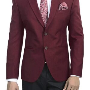 MANQ Men's Slim Fit Formal/Party Blazer