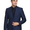 Raymond Rayon Blend Men's Full Sleeve Contemporary FIT Dark Blue Formal Suit
